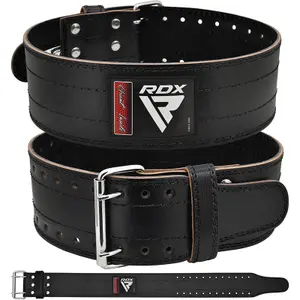 Leather gym belt RDX RD1 image-1
