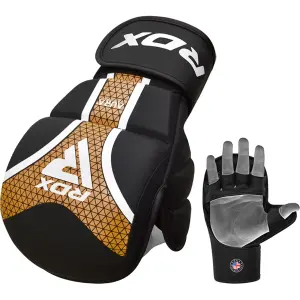 Guantes híbridos de mma grappling RDX T17 Aura image-1