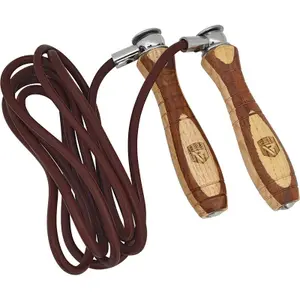 Leather skipping rope RDX image-1