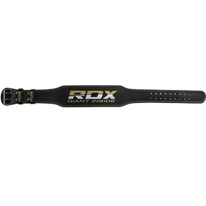 Leather weightlifting belt RDX 4" image-3