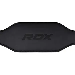 Ζώνη άρσης βαρών από δέρμα RDX 6" image-3