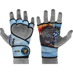 Gants d'haltérophilie à sangle long RDX X2 T5 image-0