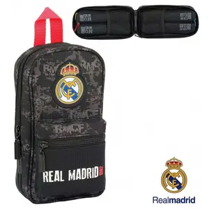Kit with 4 pencil cases for children Real Madrid image-0