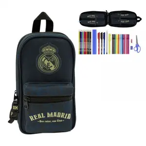 Backpack with 4 complete tote bags for children Real Madrid image-0