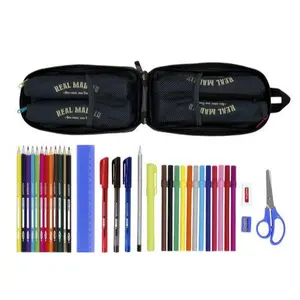 Backpack with 4 complete tote bags for children Real Madrid image-1