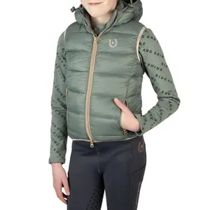 Reitjacke für Mädchen ohne Ärmel Red Horse Rai image-1