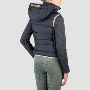 Reitjacke für Mädchen ohne Ärmel Red Horse Rai image-3