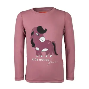 Μακρυμάνικη μπλούζα για κορίτσι μωρό Red Horse Mila FW23 image-0