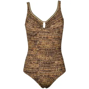 Women's 1-piece swimsuit Red Point Carry image-0