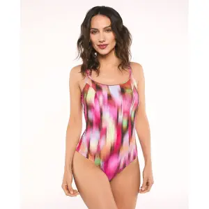Women's 1-piece swimsuit Red Point Bindy Mastectomia image-1