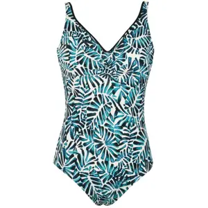 Women’s V-Neck One-Piece Swimsuit Red Point Faina image-0
