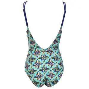 Women's V-neck one-piece swimsuit Red Point Gina image-3
