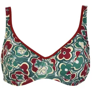 Women's Buckle Bikini Top Red Point Inara image-0