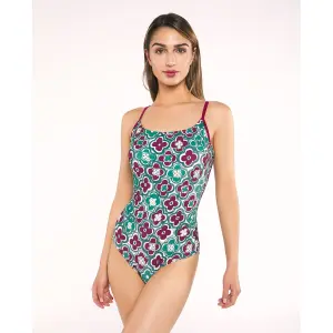 Women's Slim Strap One-Piece Swimsuit Red Point Inara image-1