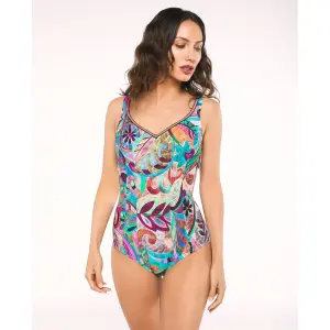 Women's 1-piece swimsuit Red Point Abby Control Plus image-2