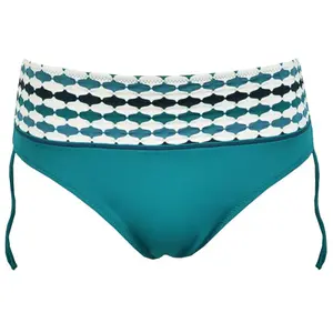 Classic High Waist Bikini Bottoms Women Red Point Fiala image-0