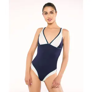 Women's V-neck one-piece swimsuit Red Point Galia image-1