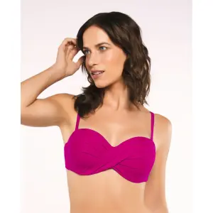 Women’s Foam Strap Bikini Top Red Point Sali image-4