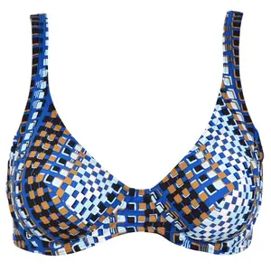 Women's Buckle Bikini Top Red Point Elvi image-0