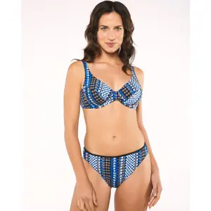 Women's Buckle Bikini Top Red Point Elvi image-1
