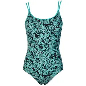 Basic 1 Piece Swimsuit 8 Women Red Point Maren image-0