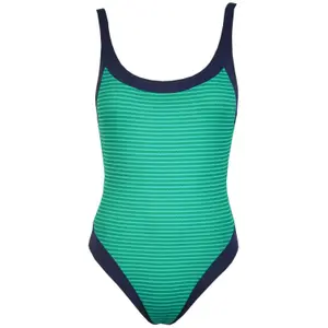 Women’s Plunge Neck One-Piece Swimsuit Red Point Grace image-0