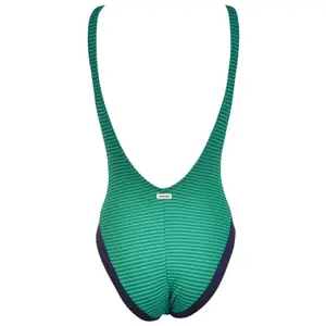 Women’s Plunge Neck One-Piece Swimsuit Red Point Grace image-2