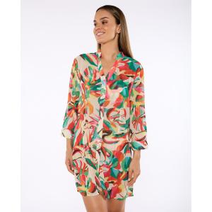 Women's shirt dress Red Point Kiba image-2