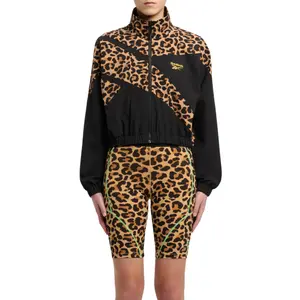 Jacka för kvinnor Reebok Animal Print Vector Track