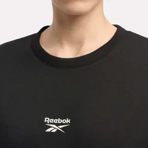Sweatshirt femme Reebok Logo Pocketed Crew image-3
