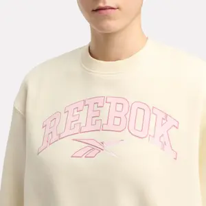 Sweatshirt femme Reebok Pearl Varsity image-3
