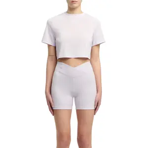 T-shirt crop femme Reebok Michaela Core image-0