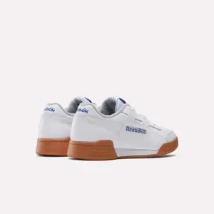 Kids' suede trainers Reebok Workout Plus image-1