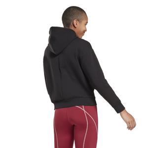 Sweatshirt zippé en coton femme Reebok DreamBlend image-3