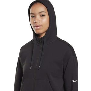 Sweatshirt zippé en coton femme Reebok DreamBlend image-4