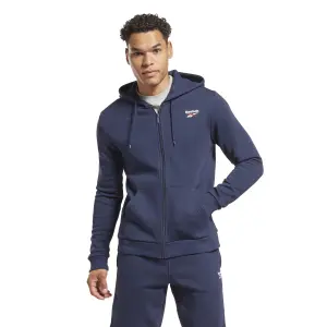 Fleece-sweatshirt med fuld lynlås og hætte Reebok Identity image-1