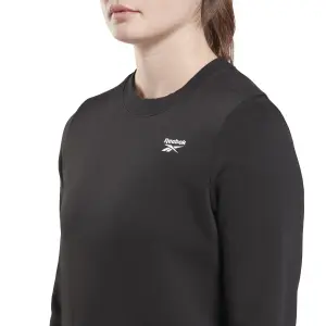 Reebok Identity Small Logo French Terry Women's Crewneck Sweatshirt image-4