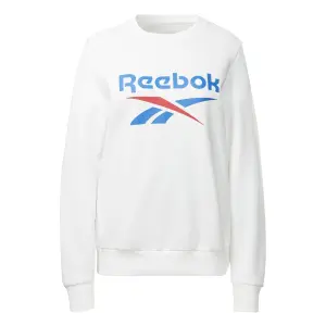 Women's fleece crew neck sweatshirt Reebok Identity Big Logo image-0