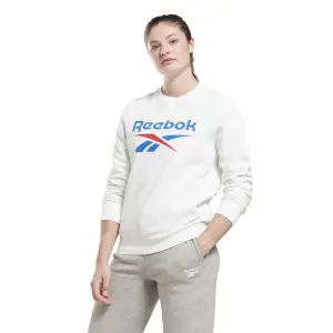 Women's fleece crew neck sweatshirt Reebok Identity Big Logo image-1