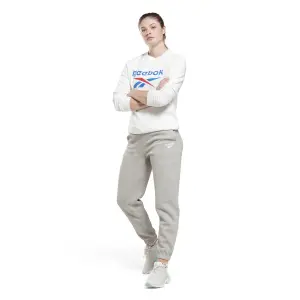 Women's fleece crew neck sweatshirt Reebok Identity Big Logo image-3