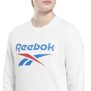 Women's fleece crew neck sweatshirt Reebok Identity Big Logo image-4