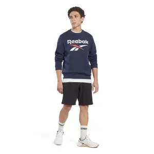 Rundhals-Sweatshirt Reebok Identity Stacked Logo image-0