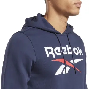 Molton-Hoodie Reebok Identity Stacked Logo image-3
