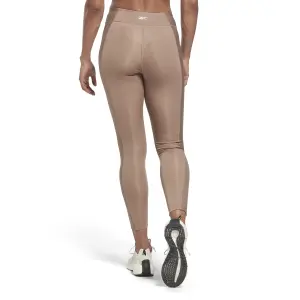 Legging donna a vita alta a coste Reebok image-2