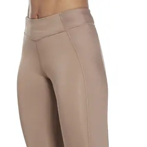 Legging donna a vita alta a coste Reebok image-4