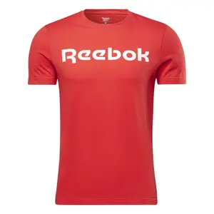 T-shirt i grafisk serie med lineært logo Reebok image-0