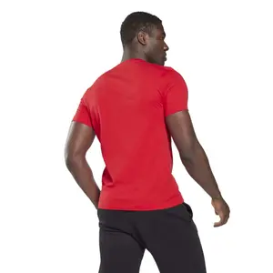 T-shirt i grafisk serie med lineært logo Reebok image-2