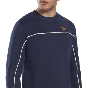 Sweatshirt Reebok Workout Ready Piping Crew image-4