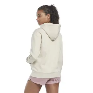 Women's zipped fleece sweatshirt with logo Reebok Identity image-2
