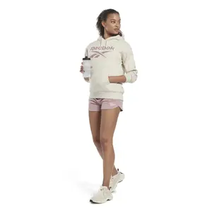 Women's zipped fleece sweatshirt with logo Reebok Identity image-3